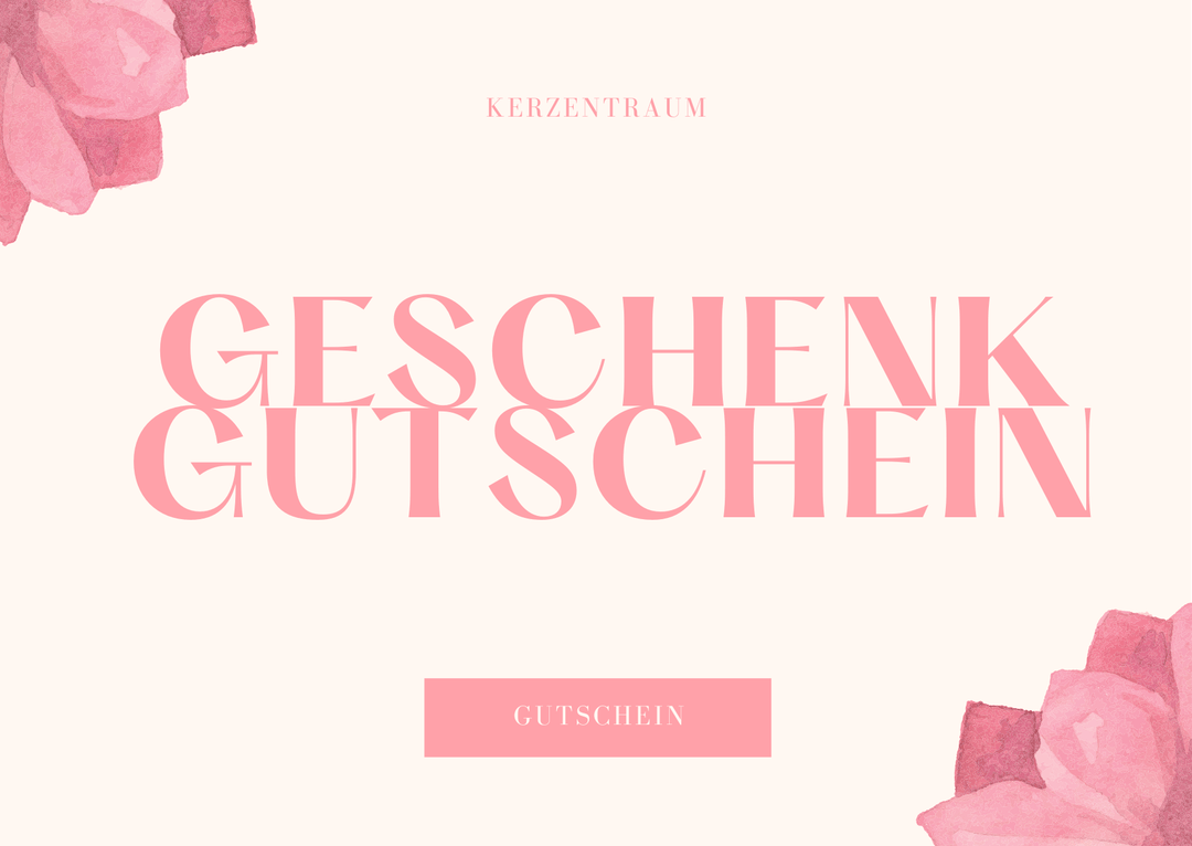 Geschenkgutschein - Kerzentraum